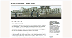 Desktop Screenshot of parempimaailma.net